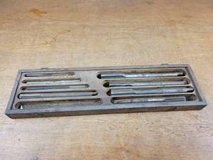 lot 2184 image: Set of Straight Flute Reamers - From 1-14 to 14 (Incomplete) - Wayne, Union Tool