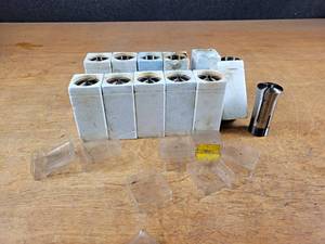 lot 2198 image: Lot of (11) Assorted South Bend Lathes 5C Collets - Made in Germany - Sizes From 116 to 1