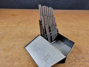 lot 2222 image: Set of Pin Gauges - Up to 12 - (4) are Missing