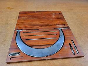lot 2224 image: TUMICO 9 to 12 Micrometer in Wood Case - Part No. M-012-9, Made in St. James MN