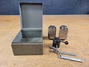 lot 2225 image: Horizontal Collet Block Chuck Kit - For 5C Collets