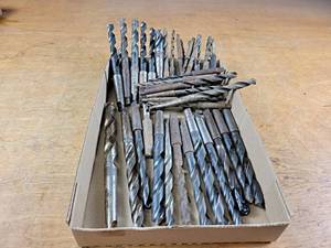 lot 2234 image: Lot of Taper Shank Drill Bits - Sizes Up to 34