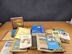 lot 2245 image: Large Lot of Machining Books, Healing Books and More