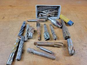 lot 2288 image: Lot of Machinist Tooling - Endmills and More - Sizes up to 1-78