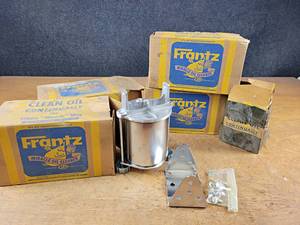 lot 2297 image: New Old Stock Frantz Miracle Oil Cleaner Oil Filter Assemblies