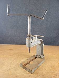 lot 2312 image: Hand Tapper Machine - Overall about 22 x 12 x 7 - NO SHIPPING