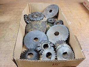 lot 2323 image: Lot of (15) Milling Cutters and Slitting Saw Blades - These are from 5 to 2-12
