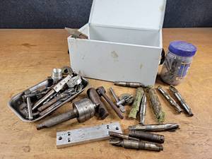 lot 2356 image: Lot of Assorted Tooling End Mills and More