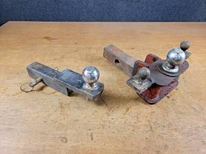 lot 2390 image: Pair of 2 Receiver Hitches - 2 Ball