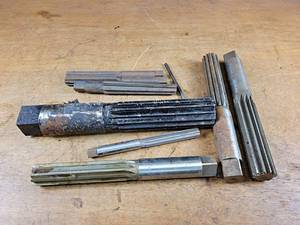 lot 2175 image: Large Straight Flute Keystone, Beard, etc.  Reamers - Up to 2.5