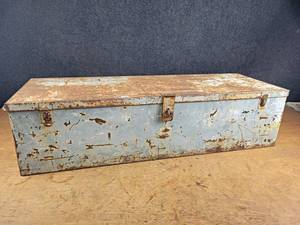 lot 2417 image: Steel Storage Case - About 36 x 12 x 9 - NO SHIPPING