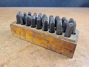 lot 2419 image: Lot of BOKER Letter Punches