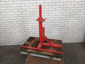 lot 2178 image: Pittsburgh Tire Changing Machine - Mounted to Steel Base - Heavy - NO SHIPPING