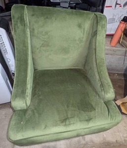 lot 25 image: Small Sage Green Modern Anywhere Chair