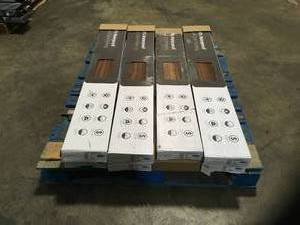 Pallet of 8 Boxes of Hawaiian Burnt Koa 7.13 in. W x 48.03 in. L Rigid Core Luxury Vinyl Plank Flooring (19.04 sq. ft.case) by MSI Customer Returns See Terms on Auction