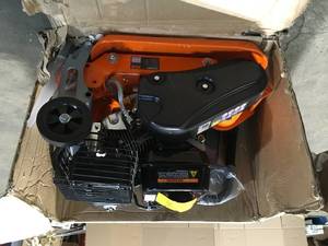 2500 lb. Compaction Force Plate Compactor 6.5HP196cc by YARDMAX Customer Returns See Pictures