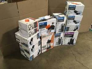 Lot of Mixed Assorted Utility Pumps and Accesories Customer Returns See  Terms on Auction