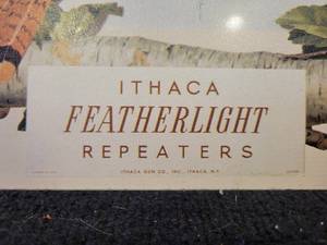 lot 48 image: ITHACA Featherlight Repeaters Wild Turkey Sign