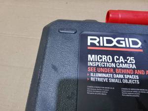 lot 56 image: New, Ridgid CA-25 video drain scope.