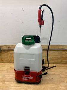 lot 5 image: MILWAUKEE M18 18-Volt 4 Gal. Lithium-Ion Cordless Switch Tank Backpack Pesticide Sprayer (Tool-Only)
