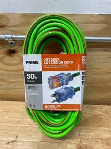 lot 8 image: PRIME Outdoor Extension Cord (50 ft.)