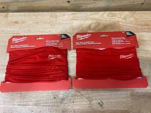 lot 13 image: MILWAUKEE Lot of 2- Red Multi-Functional Neck Gaiters