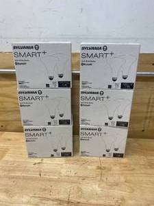 lot 15 image: SYLVANIA Lot of 6 Packs of- SMART Bluetooth LED Soft White Light Bulbs (2 Bulbs per Pack)