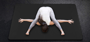 lot 11 image: CAMBIVO Large Yoga Mat (6x 4), Extra Wide TPE Mat for Men and Women, 14 Thick Exercise Fitness Mat for Home Gym, Yoga, Pilates, Workout