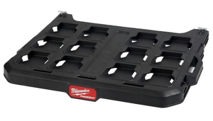 lot 17 image: MILWAUKEE PACKOUT 22.3 in. Black Resin Racking Shelf with Metal Reinforced Frame