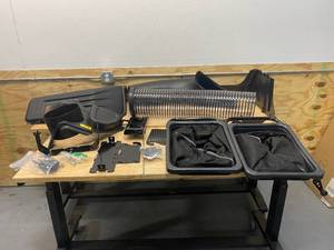 lot 19 image: MTD GENUINE FACTORY PARTS Original Equipment 42 in. and 46 in. Double Bagger for Troy-Bilt and Craftsman Lawn Mowers (2010 and After)