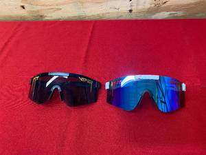 lot 98 image: PIT VIPER Lot of 2 Pairs of Sunglasses (replicas)