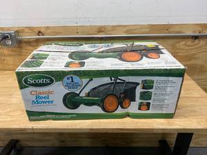 lot 32 image: SCOTTS 20 in. Manual Walk Behind Reel Mower with Grass Catcher