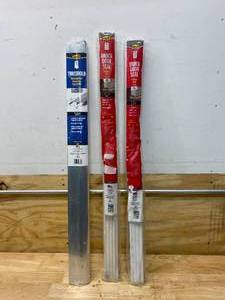 lot 106 image: MD Lot of 2-  36 Under Door Seals plus MD 36 Aluminum Threshold