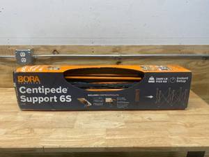 lot 44 image: BORA 30 in. x 24 in. x 48 in. Steel Centipede Work Support Sawhorse with Accessories