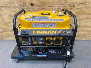 lot 49 image: FIRMAN 3650 Watt Recoil Start Gas Portable Generator