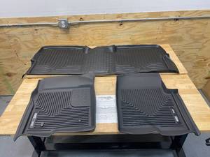 lot 51 image: HUSKY LINERS Front & 2nd Seat Floor Liners Fits 09-14 F150 SuperCrew
