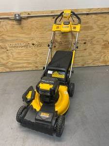 lot 54 image: DEWALT 20V MAX 21.5 in. Battery Powered Walk Behind Self Propelled Lawn Mower (Tool Only)