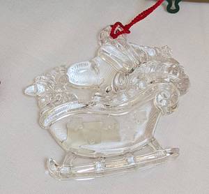 lot 16 image: Waterford Crystal Ornaments