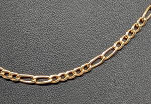 lot 53 image: 14k Gold Figaro Chain