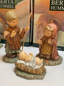lot 44 image: Goebel Nativity Figurines inspired by the Art of Bertha Hummel