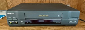 lot 109 image: Toshiba VCR with Manual and Remote
