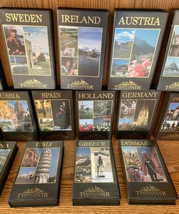 lot 114 image: Traveloguer Collection VHS Tapes of Various Countries