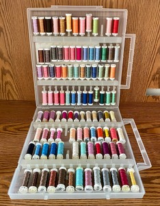 lot 124 image: Thread Galore with a Carrying Case