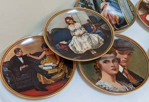 lot 155 image: Norman Rockwell Collectible Plates