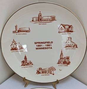 lot 177 image: Pair of Springfield Minnesota Plates