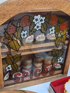 lot 181 image: Vintage Spice Rack and More