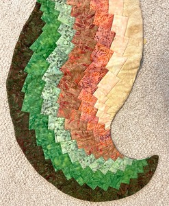 lot 192 image: Unique Quilted Table Runner