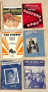 lot 207 image: Variety of Vintage Music Books