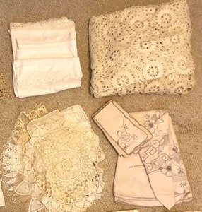 lot 199 image: Vintage Linens and More