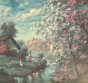 lot 201 image: Vintage Framed Art Print